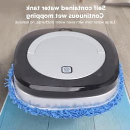 Automatische vloerreiniger met waterreservoir en stofzuigerfunctie voor efficiënt dweilen en schoonmaken van vloeren — thumbnail 5