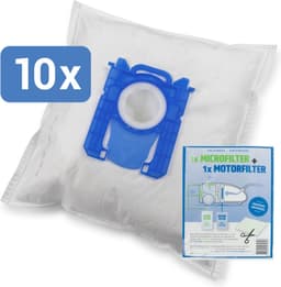 Philips PowerGo stofzuigerzakken van efectimo + filterset - geschikt voor: stofzuigerzakken Philips 3000 Serie en fc8241/09 stofzuigerzakken. Topkwaliteit huismerk stofzuigerzakken Philips Power Go + Filterset — thumbnail 1