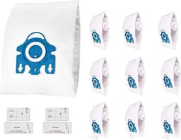 AA Commerce - Stofzuigerzakken - Geschikt voor Miele Complete C3 Black Diamond (EcoLine) - 10 stuks + 2 filters — thumbnail 3
