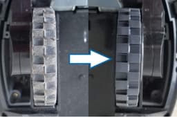 Rubberen Wielenset geschikt voor de iRobot Roomba 500, 600, 700, 800, 900, 'e', 'i', 'j' en 's' Serie — thumbnail 4