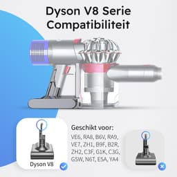 Batterij Set Geschikt voor Dyson V8 Inclusief HEPA-Filter - Absolute Dyson V8 - Accu Voor Dyson V8 Absolute, Fluffy & Animal - 6000mAh — thumbnail 3