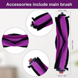20-delige accessoirekit Geschikt voor de Eureka J15 Pro Ultra robotstofzuiger: De accessoires omvatten 1 hoofdborstel, 6 zijborstels, 6 dweildoeken en 4 stofzakken. — thumbnail 3