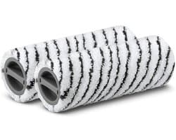 Geschikt voor Kärcher FC Steen- en Tegelrollers voor Karcher FC3, FC5, FC7 Elektrische Vloerreiniger Dweil, Microvezelrollers - 2-Pack-Belle's product