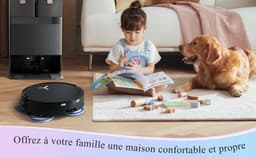 Accessoireset geschikt voor Ecovacs Deebot T50 Pro Omni-stofzuiger - 1 hoofdborstel, 4 HEPA-filters, 6 zakken, 4 zijborstels — thumbnail 2
