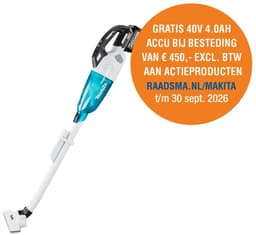 Makita CL001GA221 Accu Steelstofzuiger Wit XGT 40V Max 2.0Ah — thumbnail 5