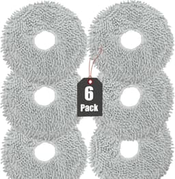 Set van 6 dweilpads geschikt voor Dreame L10s Ultra / L10 Ultra robotstofzuigers, herbruikbaar en wasbaar — thumbnail 4