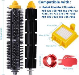 Vervangende borstelset Onderdelen Accessoires geschikt voor iRobot Roomba 700-serie 760 761 765 770 772 776 780 785 786 790 - Een set van 13 — thumbnail 4