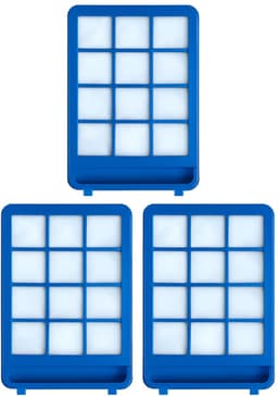 3x Filter geschikt voor Philips Powerpro\/Marathon Ultimate met schuim inzet — thumbnail 1
