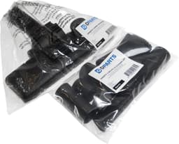 Dparts combi zuigmond met zachte haren én accessoires - 35mm + 32mm - Geschikt voor Miele Bosch Siemens Inventum Philips - Universeel Stofzuigervoet - Stofzuigermondstuk met paardenhaar — thumbnail 2