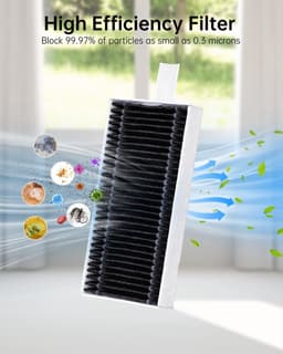 Vervangende accessoires Geschikt voor Ecovacs Deebot X8 Omni/X8 Pro Omni robotstofzuiger, reserveonderdelen met 2 hoofdborstels, 2 dweilrollen, 6 filters, 6 zijborstels, reinigingsborstel en schroevendraaier — thumbnail 4