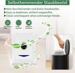 JGS Premium - 14-delige accessoireset voor robotstofzuiger - 4 schoonmaakdoeken - 10 stofzakken — thumbnail 4