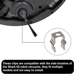 EGoods - Metalen montageclip voor stofzuigerrobots - Compatibel met diverse modellen - Vervangende zijborstel - Set van 3 — thumbnail 5