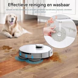GELLDG Dweilborstel en filterzak voor ECOVACS T30 Pro MAX robotstofzuiger - Inclusief 1 rubberen hoofdborstel, 4 filters, 4 doekjes, 4 zijborstels, 6 stofzakken - 19-delige accessoireset — thumbnail 2