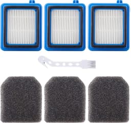 6 stuks Filter set Geschikt voor AEG QX6 QX7 QX8-2 Motor & HEPA Filter ASKW1 Onderdelen Vervanging Accessoires wasbaar — thumbnail 1