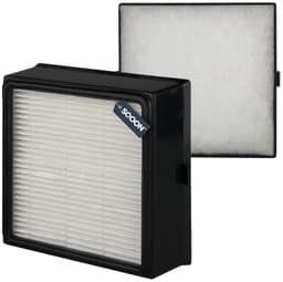 SQOON® HEPA-filter geschikt voor Nilfisk King stofzuiger - Gelijk aan model: 22356800 - Vervangt origineel 22356801 - Voor optimale filtering van fijne stofdeeltjes en allergenen — thumbnail 1