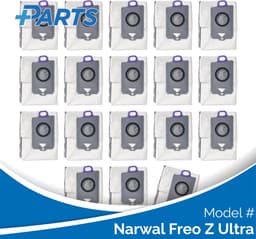 Narwal Freo Z Ultra Stofzakken (18 Stuks, Plus.Parts® alternatief voor CP-PJ-A00129-00-00) — thumbnail 1