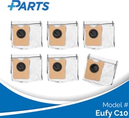 Eufy C10 Stofzakken (6 Stuks, Plus.Parts® alternatief voor T290A / T291C) — thumbnail 1
