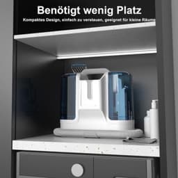Tapijtreiniger – Stofzuiger – Stoffen Reiniger – Bankreiniger – Vlekkenverwijderaar – Krachtige 450 W Motor – Sneldrogend met Zuigfunctie voor Water — thumbnail 3