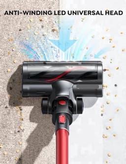 Steelstofzuiger - Vacuum Cleaner - Draadloze Stofzuiger- Kruimeldief Snoerloos - 500W - 50KPa - Handstofzuiger - 1.5L Stofreservoir - Verwijderbare Batterij - Ideaal voor Huisdieren en Thuisgebruik — thumbnail 2
