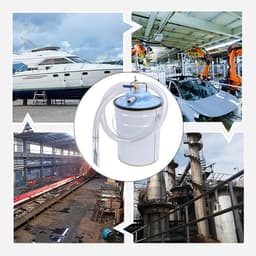 Pneumatische Stofzuiger - Industriële Zuiger - Werkplaats Reinigen - Automatische Uitschakeling - 20L Tank - Zilver — thumbnail 2