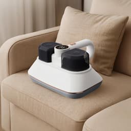 Matras Stofzuiger - Bedstofzuiger Mite Remover - Diepe Reiniging Bed - Dubbele Motoren UV-C Licht — thumbnail 3