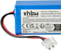 vhbw Vervangende accu voor Silvercrest 305857 voor stofzuigers (2200 mAh, 14,8 V, Li-ion) — thumbnail 3