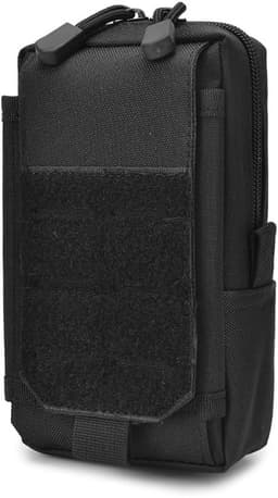 Store_9 - Tactische EDC-tas - Multifunctionele Molle Pouch - Gadget Organizer - Zwart - Mobiele telefoonhouder - Geschikt voor wandelen, fietsen — thumbnail 1