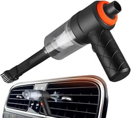 Draagbare Kruimeldief - Snoerloze Stofzuiger - Auto Interieur Reinigen - Blaas en Zuig Functie - 32 cm Lengte - Zwart — thumbnail 2