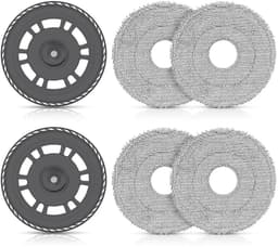 Dweilkoppen Geschikt voor 2 dweilvoetplaten, vervangingsonderdelen, dweildoeken en accessoires Geschikt voor Dreame L10s Ultra Gen 2 / Mova E30 Ultra stofzuigers. — thumbnail 1