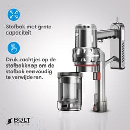 Bolt Electronics® SUPERSONIC GEN ONE Handstofzuiger - Steelstofzuigers - Draadloos - Zonder Zak Op Accu — thumbnail 3