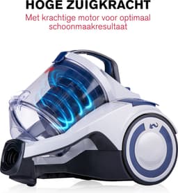 Dirt Devil Stofzuiger zonder Zak DD2504 - Vacuum Cleaner 700W HEPA 12 Filter - Cycloonstofzuiger met Combiborstel, Parketborstel en Kierenzuigmond - Stofopvangbak 2,7 L - Wit — thumbnail 2