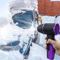 Draadloze Luchtblazer - Oplaadbare Reiniger - Stof Verwijderen - Traploze Snelheid - 4000 mAh Batterij - Zwart — thumbnail 3