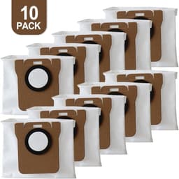 Stofzuigerzakken - Reserve zakken - Robotstofzuiger onderhoud - Vijflaagse filtratie - 35L capaciteit - Wit — thumbnail 3