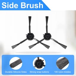 Cosensi- Accessoireset voor Dreame L10s Pro Ultra - 1 Hoofdborstel - 4 HEPA Filters - 4 Mopdoeken - 4 Stofzakken - 4 Zijborstels - Duurzame Rubber Borstel - Stofzuigeraccessoires — thumbnail 4