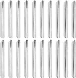 Kruimelvegers Roestvrijstaal - Tafelreinigers Set - Tafel Schoonmaken - Gestroomlijnde Reiniging - 20 Stuks - Zilver — thumbnail 1