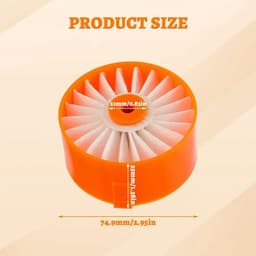 4 filters Geschikt voor Black & Decker BSVF1 BSV2020G BSV2020P draadloze handstofzuigers — thumbnail 2