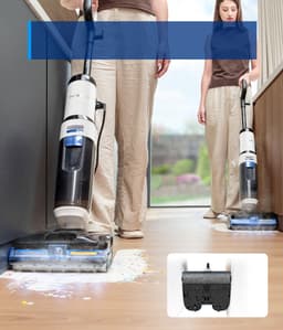 Tineco FLOOR ONE S6 Stretch Steam Plus - Nat en droog stofzuiger en dweil - 160°C BoostStoom technologie - Anti-Tangle Design - FlashDry zelfschoonmaak routine - Bedrade Steam Cleaner voor opgedroogde vlekken — thumbnail 2