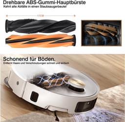 Accessoires geschikt voor Dreame X40/X50 PRO/S40 - Hoofdborstel, zijborstel, stofzak, filter, doek — thumbnail 5
