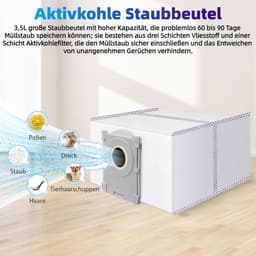 Vervangingsaccessoireset compatibel met Ecovacs X9 Pro Omni Robotstofzuiger — thumbnail 3