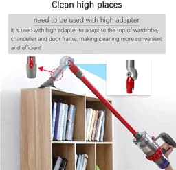 OmGoods - Dailygoody - Quick Release Top Adapter - Stofzuiger accessoires - Voor Dyson V7 V8 V10 V11 V15 - Universele pasvorm - Geschikt voor bekleding en krapp — thumbnail 3