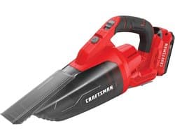 Handstofzuiger - Kleine stofzuiger - Auto schoonmaken - Sterke zuigkracht - 45.4 x 19.6 cm - Rood