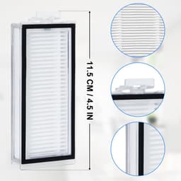 Dailygoods- HEPA-filter voor Roborock Q7 Max/Q7 Max+/Q7/Q7+/Q8 Max/Q8 Max+/Q5 Pro/Q5 Pro+ - stofzuigerfilter - reserveonderdeel - universeel - schone lucht - eenvoudig te vervangen — thumbnail 5