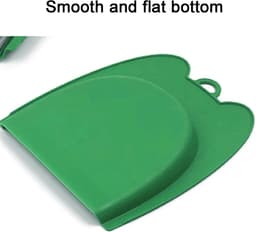 Stofblik en Bezemset - Kleine Schoonmaakset - Snel Opruimen - Compact Klikontwerp - 17 cm x 215 cm - Groen — thumbnail 4