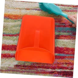 Tafelkruimel Stofblik - Lichtgewicht Schep - Efficiënte Reiniging - Ergonomische Handgreep - 27 cm - Rood — thumbnail 3