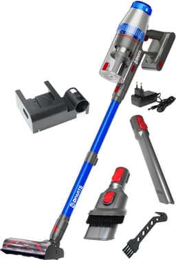 Dparts steelstofzuiger draadloos - 29,6V - met kruimeldief functie en accessoires - snoerloze stofzuiger zonder zak op accu — thumbnail 1