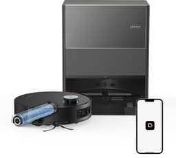 Dreame Aqua 10 Ultra Roller Complete Black – Robotstofzuiger met dweilfunctie – 30.000Pa Zuigkracht – AquaRoll™ & ThermoHub™ 100°C zelfreiniging – Tapijtveilig & slim Omnesight™ 2.0 navigatie – Voor harde vloeren & drempels — thumbnail 5