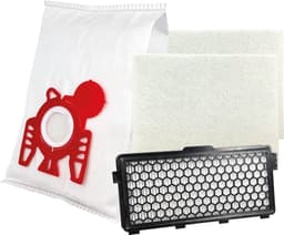 20 PARTS4® Stofzuigerzakken + HEPA & motorfilters geschikt voor Miele Compact C1, Compact C2, S4, S6 serie | Complete set met 20 stofzuigerzakken model FJM 9917710, HEPA H12 filter en 2 motorfilters — thumbnail 1