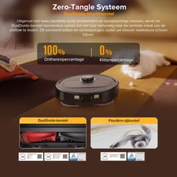 Roborock Qrevo S5V Robotstofzuiger -met afneembare basis-12000Pa-dubbele anti-verstrengelingsfunctie-Mop lift-Reactief obstakel vermijden-warmelucht-droging - automatische dweilreiniging S7 Pro Ultra/Qrevo upgrade(Qrevo 5AE) — thumbnail 3