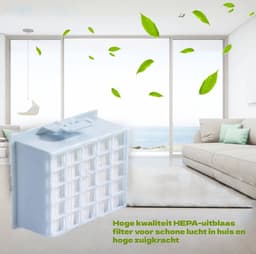 2x HEPA filter geschikt voor Bosch en Siemens GL-20 GL20 GL-30 GL30 GL-40 GL40 BGL2 BGL25 stofzuiger hygiënefilter allergiefilter stofzuigerfilter 576833 00576833 BBZ156HF — thumbnail 2