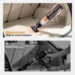 Handstofzuiger Draadloos 30000Pa – 4-in-1 Auto Stofzuiger – 7800mAh – 50 Min Gebruiksduur – USB-C — thumbnail 4